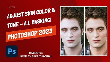 How To Adjust Skin Tone and Skin Color with A.I. Masking - Photoshop 2023