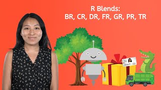 R Blends: BR, CR, DR, FR, GR, PR, TR - Learn to Read for Kids!