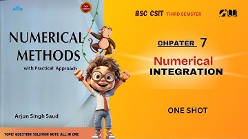 Numerical Integration| Chapter 7 | Numerical Method | One shot |: #csit #gyanwala