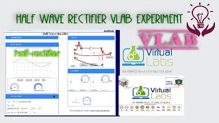 HALF WAVE RECTIFIER EXPERIMENT | VLAB| IIT| BTECH 1st year|