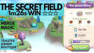 Merge Magic The Secret Field • 1m27s Fast Win On Hidden Level ☆☆☆