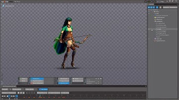 Unity Asset Store Pack - Lady Archer (Spine) (Download link below)