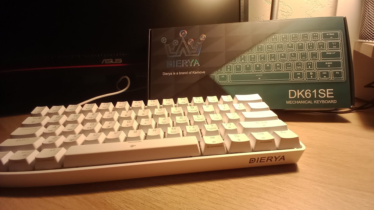 UNBOXING keyboard Dierya DK 61SE