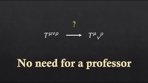 Tensor contraction with indices