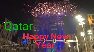 Happy New Year 2024   Lusail City Doha Qatar