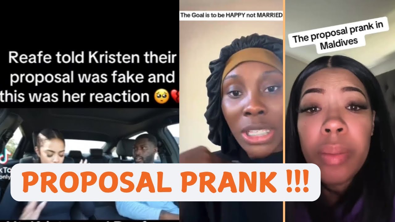 The Proposal Prank In Maldives/The Goal Is To Be HAPPY not MARRIED