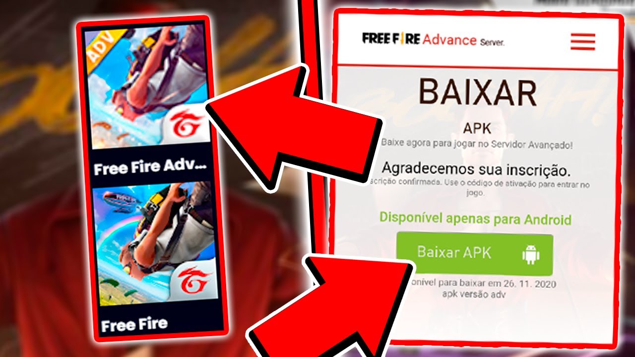 Servidor Avançado do Free Fire versão móvel andróide iOS apk