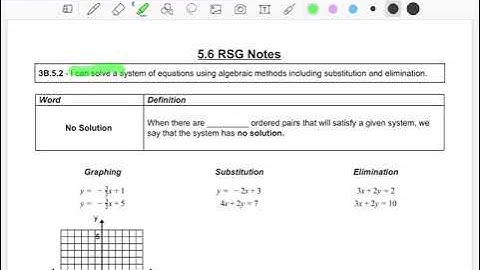 5.6 RSG Notes