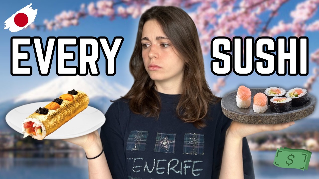 Trying EVERY Level of SUSHI in Japan 🍣🇯🇵 - YouTube