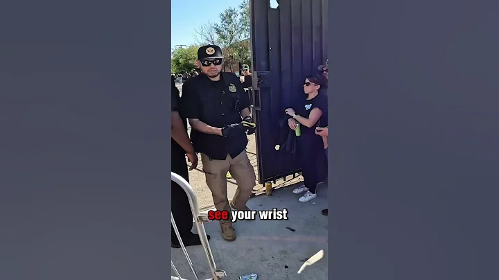 Security guard was cool 😎 #losangeles #raw #security #shorts #viral