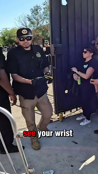 Security guard was cool 😎 #losangeles #raw #security #shorts #viral