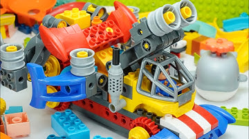 Satisfying Building Blocks Science ASMR How To Make A Flying Car