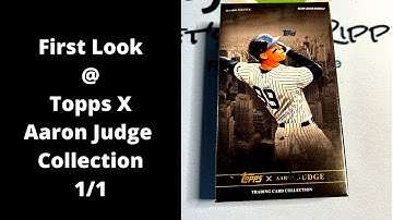 Topps X Aaron Judge First Look 1/1 Auto!!!!