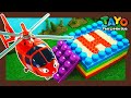 Tayo Kendaraan berat Mainan menunjukkan l #6 Membangun heliport l Tayo Bus Kecil
