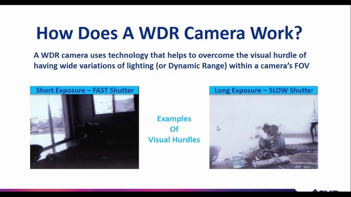 في أنظمة الحماية؟ WDR و DWDR و Ultra WDR ما هي تقنية - YouTube