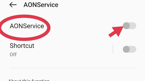 mobile setting OnePlus N20 5G, OnePlus N20 5G me AON service ko enable & Disable kaise kare