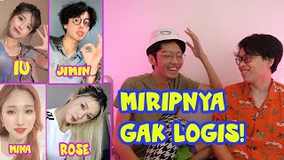 TIKTOKERS MIRIP K-POP IDOL REACTION Part 2 With. @GeraldytanChannelofficial