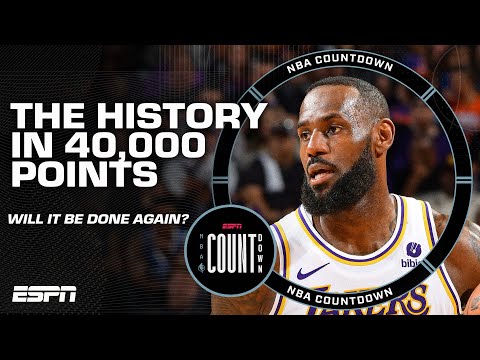 Besides LeBron, no one will EVER score 40K points! - Kendrick Perkins | NBA Countdown