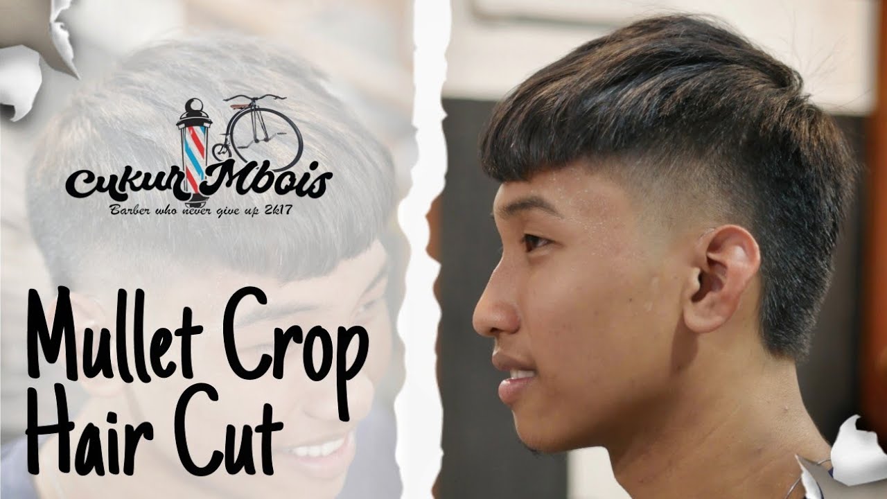 MULLET CROP HAIR CUT!!! Atlit Voli tampil MBOIS.. - YouTube