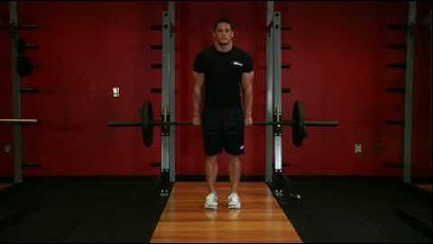 How to - Barbell Shrug Behind The Back