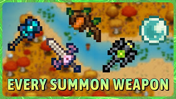 Necesse - Every Summoning Weapon Showcase