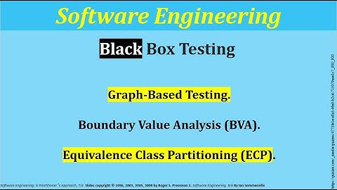 Black Box Testing |Graph-Based | Boundary Value Analysis (BVA)| Equivalence Class Partitioning (ECP)