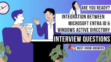 Top Interview Questions on Microsoft Entra ID and Windows Active Directory Integration.