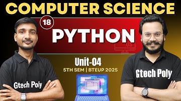 Python | Unit-04 P-03 | CSE 5th Sem by Ujjwal Sir BTEUP 2025
