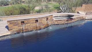 Troon Scottsdale Water Features (Copper Box Scuppers And Spillway)