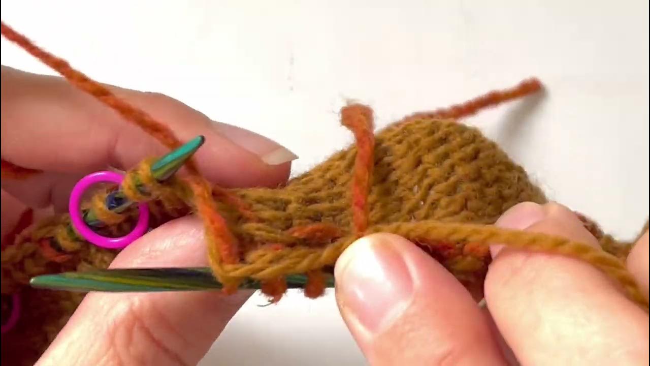 Stranded 2color knitting locking main color (MC) floats in stranded colorwork YouTube