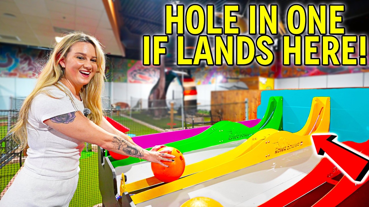Insane ONE OF A KIND Mini Golf Course! - NOTHING ELSE LIKE IT!