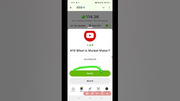 SEED Verify Code | #19 What is Market Maker? | SEED