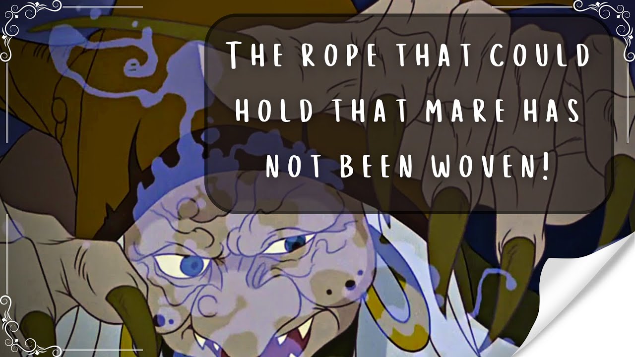 The Last Unicorn │Mommy Fortuna Captures the Unicorn with a spell while she sleeps [Carnival]