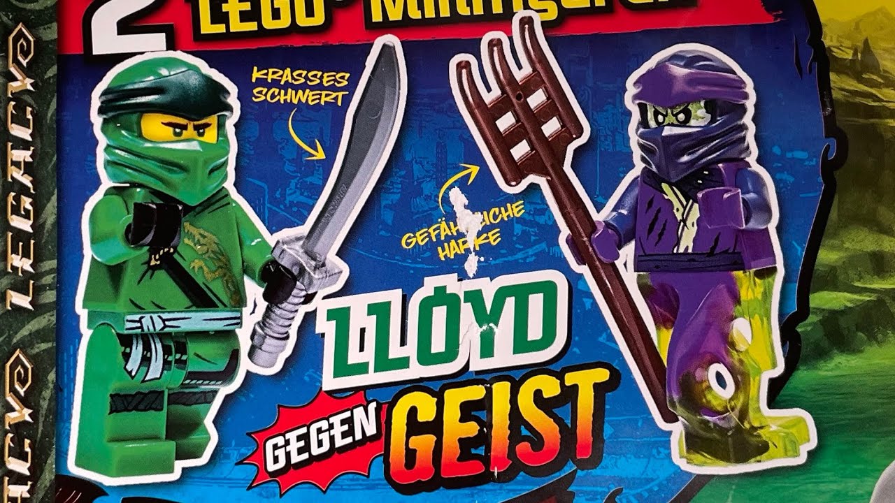Lego Ninjago Legacy 8 Magazine Nr 11 mit Legacy Geist Minifigure und LE 13  - YouTube