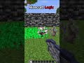 Minecraft Logic 😂😭 #minecraft #logic #funny #foryou #meme #shorts #gaming