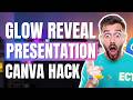 How To Create a Glow Text Reveal Animation in Canva (Beginner Friendly Tutorial)