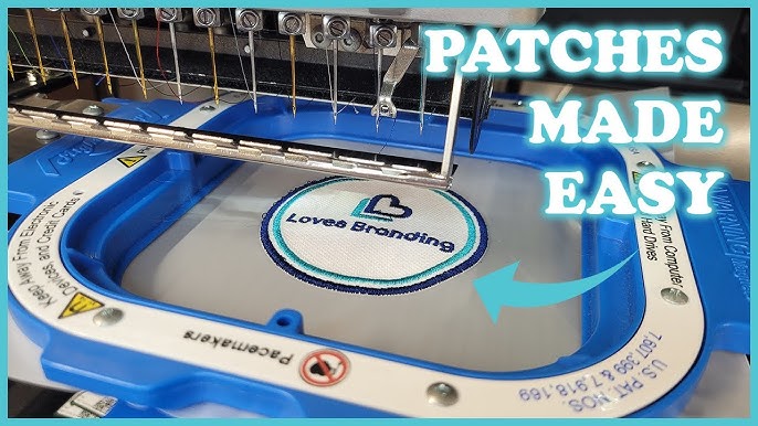 Quick Demo] How to Make a Velcro Back Patch With Embroidery (Clean Merrow  Replica Edge!!) 
