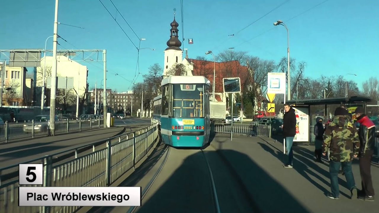 Tramwaje Wrocław linia 5 YouTube