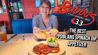 GOTTA ORDER Poblano Spinach Dip 🍽️Bubba's 33