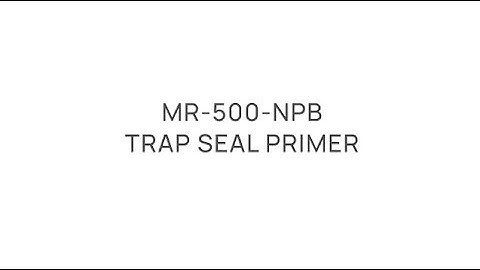 MR-500-NPB Trap Seal Primer