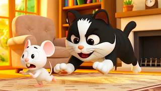 Meow Meow Billi Kerti Meow | म्याऊँ म्याऊँ बिल्ली करती म्याऊँ | Hindi Rhyme | Nursery Rhyme For Kids
