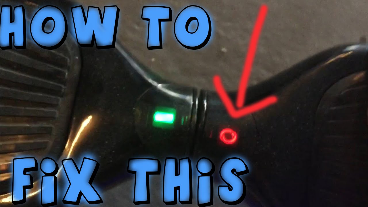 RED FLASHING LIGHT! HOW TO FIX YOUR HOVERBOARD - YouTube