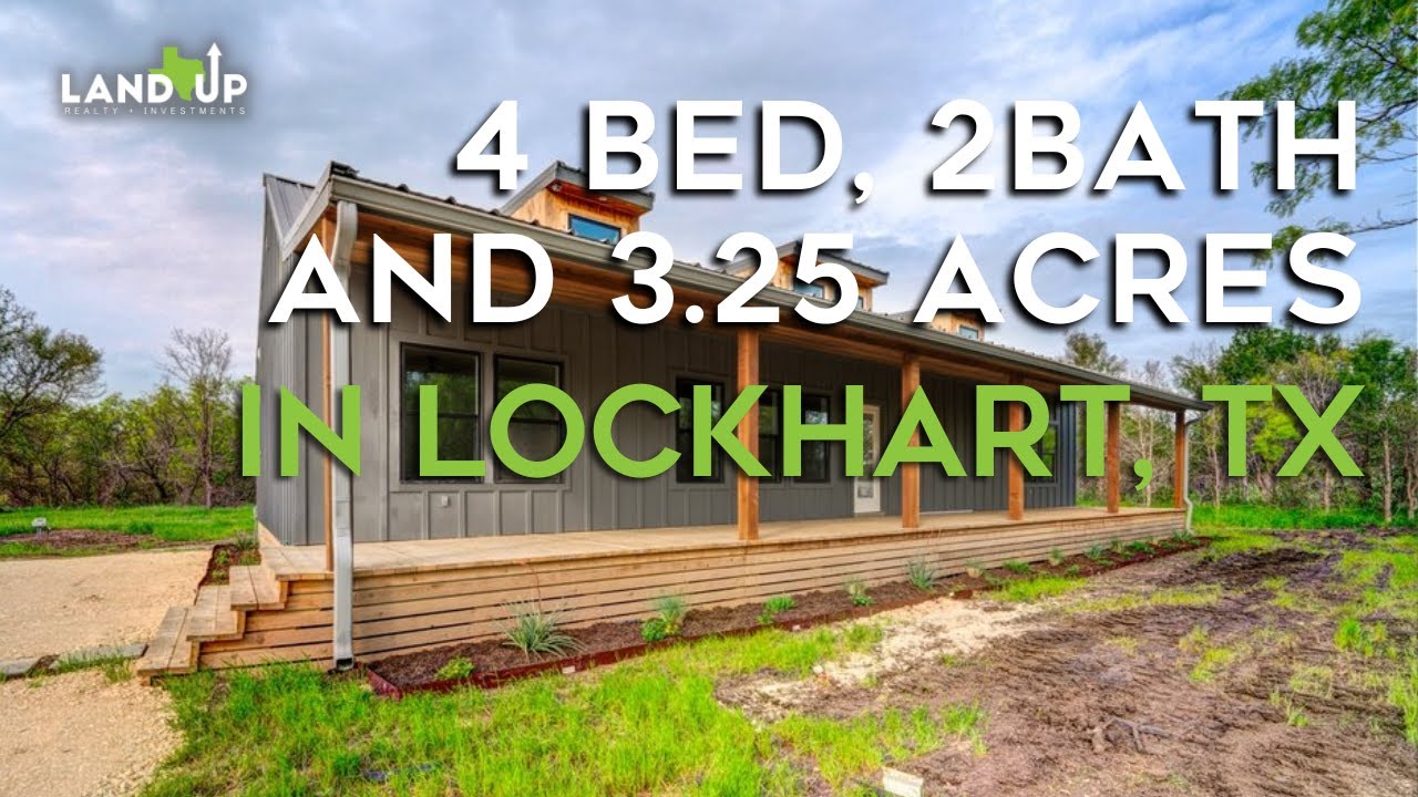 4 Bed, 2 Bath House on 3.25 Acre of Land For Sale in Lockhart, Texas