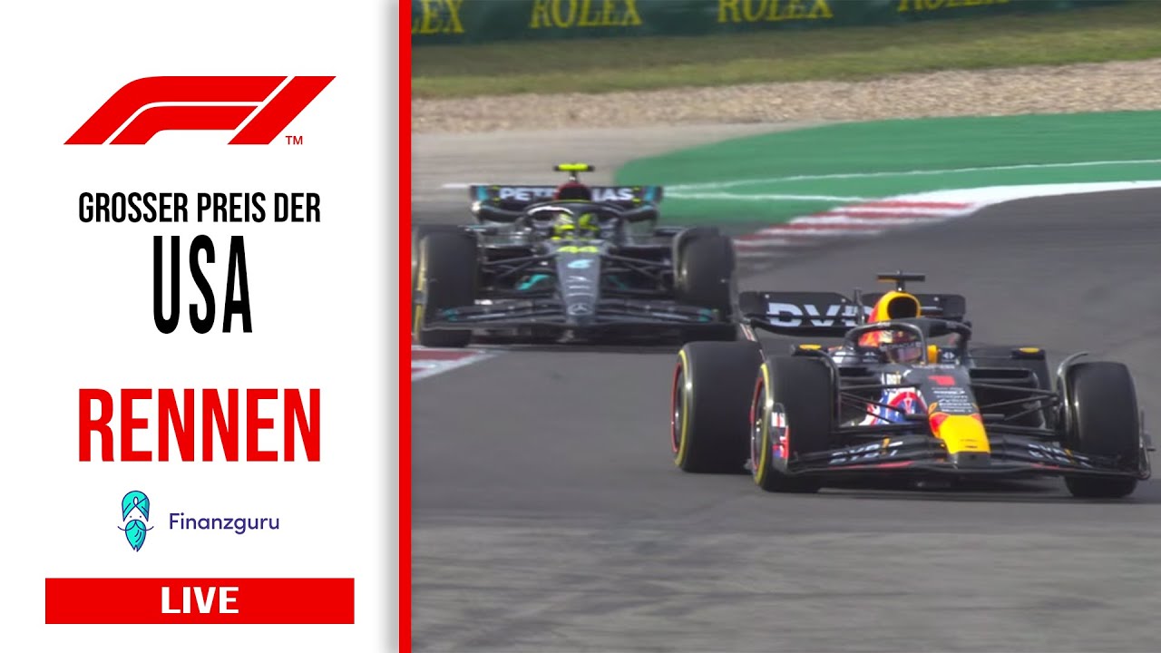 Großer Preis der USA Austin Texas Hauptrennen Formel 1 Live Watchparty