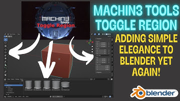 Toggle Region in Machin3 Tools - Simple yet so brilliant!