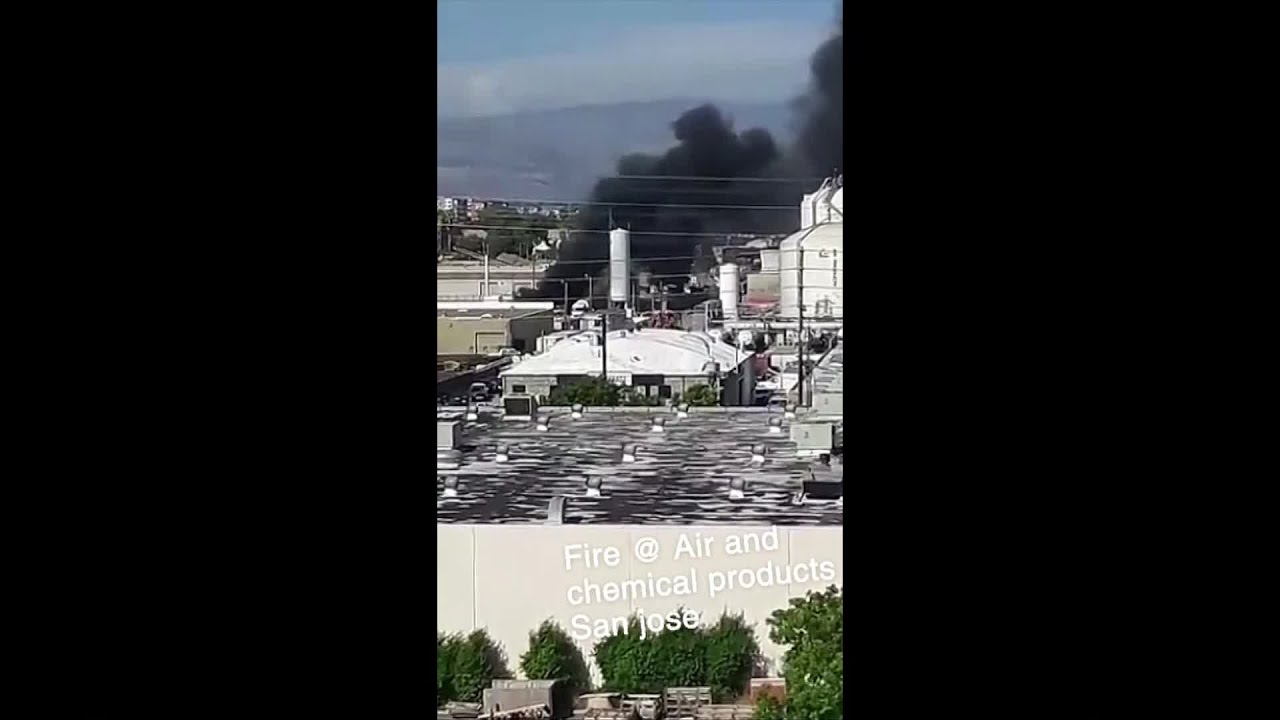 Fire At Chemical Plant In Santa Clara - YouTube