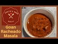 Goan Recheado Masala paste Recipe | Reshad Masala |Fish Stuffing Masala Paste | Sarita’s Goan Recipe