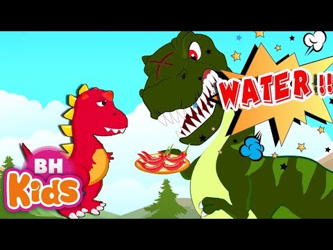 Dinosaurs eat chili Peppers PIZZA - Cartoons for Kids - Hoạt hình Khủng Long Bạo Chúa tại Xemloibaihat.com