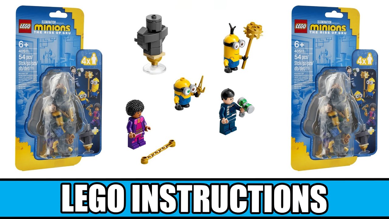 Minions Kung Fu Training LEGO instructions