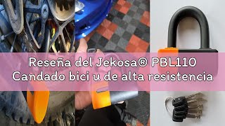 Reseña del Jekosa® PBL110 Candado bici u de alta resistencia con 5 llaves, Arco de acero resistente